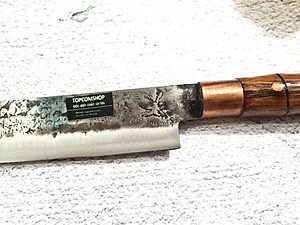 DAO BẾP SASHIMI MẶT HOA VĂN MÃ N4