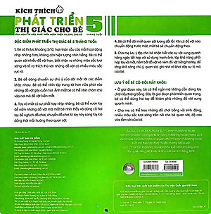 Sách Kích Thích Phát Triển Thị Giác Cho Bé - 5 Tháng Tuổi (Tái Bản 2019)