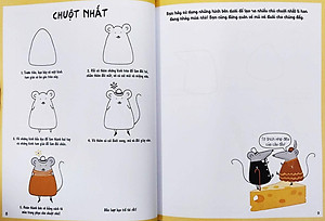 Sách Vẽ Theo Phong Cách Kawaii Với 5 Bước Đơn Giản - Thế Giới Động Vật