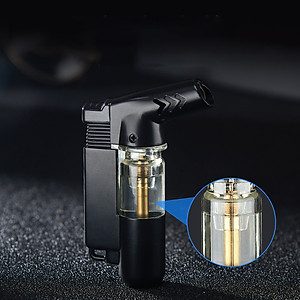 Vỏ Hộp Quẹt Bật Lửa Gas BCK862 Khò 1 Tia Mạnh Mẽ Nhìn Rõ Lượng Gas - Nhiều Màu