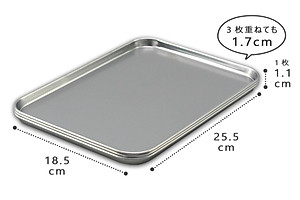 Khay Inox Đa Năng Nhà Bếp Echo Metal Không Gỉ Và Kháng Khuẩn