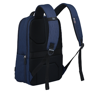 Balo Laptop Du Lịch Thời Trang Cao Cấp SAKOS MATURA Phối Da Dành Cho Laptop 15.6 Inch (15.6")