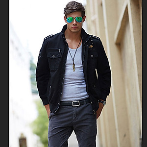 Áo Khoác Nam Cách Nhiệt Vải Kaki Cao Cấp US ARMY U559, Áo Khoác Kaki Lính Lót Bông Cừu Siêu Ấm Phong Cách Cực Ngầu  -HÀNG CHÍNH HÃNG 