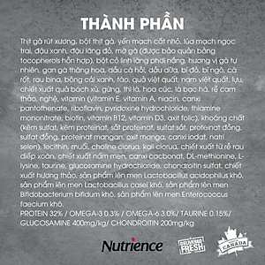 Thức Ăn Cho Mèo Trưởng Thành Nutrience Infusion Bao 2.27kg - Thịt Gà, Dầu Cá Hồi, Rau Củ, Trái Cây Tự Nhiên