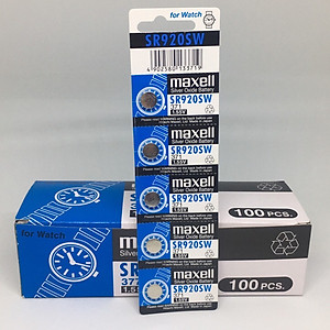 Pin Đồng hồ đeo tay Maxell SR920SW 1.55V 371 vỉ 5 viên
