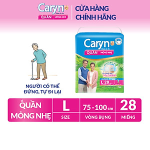 Tã Quần Caryn Loại Mỏng Nhẹ L28