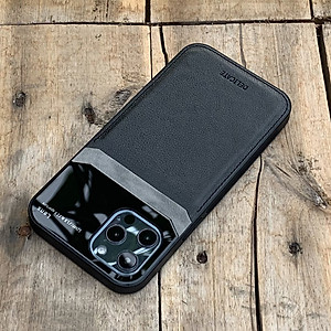 Ốp lưng da kính cao cấp dành cho iPhone 12 Mini / 12 / 12 Pro / 12 Pro Max - Hàng chính hãng