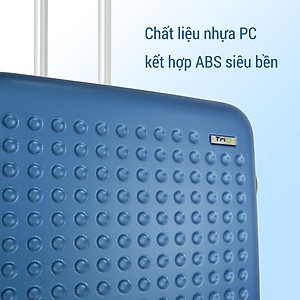 TẶNG TÚI ĐỰNG GIÀY + THẺ TAG - Vali kéo TRIP P803A có dây kéo mở rộng size 20inch nhựa PC - Bảo hành 5 năm - Hàng chính hãng