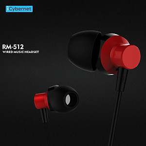 Tai nghe nhét tai có dây jack 3.5mm Remax RM-512 (New Package) - Hàng chính hãng
