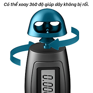 Dây Nhảy JR300 Đếm Số, Quy Đổi Ra Calo, Khoảng Cách - Kèm Bóng Xoay Cho Người Mới Bắt Đầu Tập