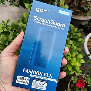 Miếng Dán Dẻo Gor Cho Xiaomi 12 Pro Full Màn Hình, Dán Dẻo 3D Trong Suốt Vuốt Mượt, Hạn Chế Bám Vân Tay - Hãng Gor - Hàng Nhập Khẩu