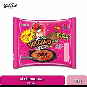 Thùng 24 Gói Mì Xào Koreno Vị Gà Volcano 118g