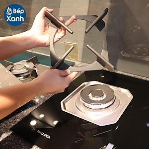 Bếp gas âm 2 gas Malloca AS 9602B - Mâm đốt Sabaf - Hàng chính hãng