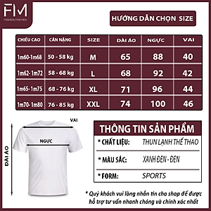 Áo thun nam cổ tròn tay ngắn, chất thun lạnh mềm mại, co giãn thoải mái – FORMEN SHOP – FMPS098