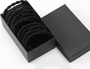 Sét 30 dây buộc tóc xoắn cao cấp xuất Nhật HD11 hộp giấy sang trọng