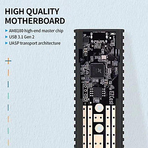 Vỏ bọc ổ cứng EZCast S8000 GEN2 M.2 NVME SSD di động PCI-e sang USB 3.1