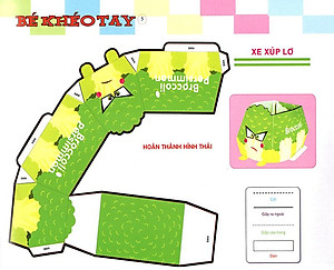 Sách Cắt Và Dán Hình 3D - Bé Khéo Tay