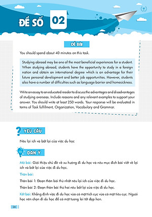 Combo 2 sách luyện thi B2 Vstep: Sách luyện thi B2 Vstep 4 kỹ năng và sách 30 đề thi viết luận tiếng Anh B1, B2 Vstep