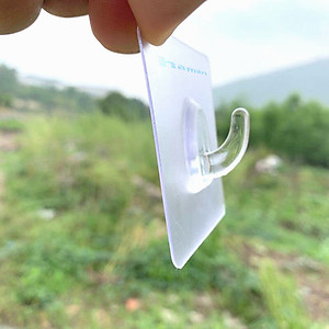 COMBO 5 Móc Sừng Nhựa Treo Giỏ Đựng Quần Áo Nhà Tắm Dán Tường Hamart Treo Đồ Đa Năng Tấm Lớn Siêu Dính