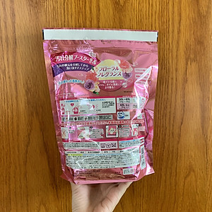 Túi Viên Giặt Xả 3D Gel Ball Nhật Bản (883g ~ 46 viên) - Màu Hồng