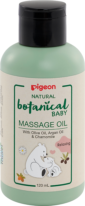 Dầu Massage Cho Bé Natural Botanical Pigeon 120ml