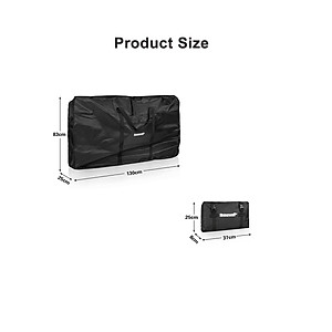 Túi đựng xe đạp leo núi RHINOWAIK chất liệu oxford chất lượng cao,Thích hợp cho xe đạp leo núi 26-27,5 inch và xe đạp đường trường 700C.