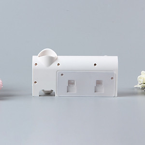 Dụng cụ nhả kem đánh răng tự động kiêm giá treo bàn chải đánh răng khử khuẩn bằng tia UV - Hàng chính hãng