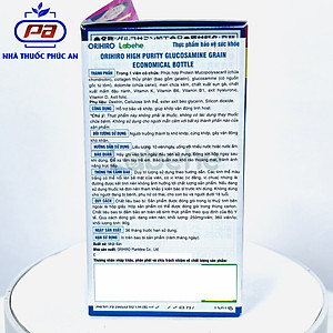 Viên bổ xương khớp Glucosamine ORIHIRO Nhật Bản 1500mg 360 - 950 viên