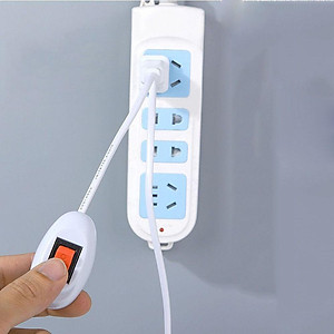 Đui đèn dây điện dành cho bóng led liền dây E27 có công tắc dài nhiều kích thước dài 3m màu trắng chống vỡ, chống thấm nước