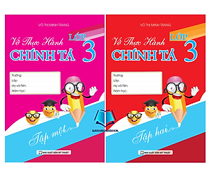 Sách Combo Vở Thực Hành Chính Tả Lớp 3 (Tập 1+Tập 2 ) (KV)