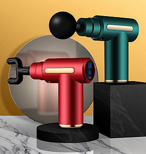 Máy Massage Cầm Tay Mini Đầu Nhôm 4 Đầu 6 Chế Độ Cao Cấp