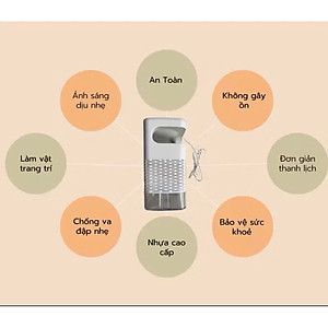 Đèn Bắt Muỗi Tự Động - Máy Bắt Muỗi Thông Minh, Hút Côn Trùng, Công Nghệ Đèn LED, Kiêm Đèn Ngủ Sạc USB - HÀNG CHÍNH HÃNG MINIIN