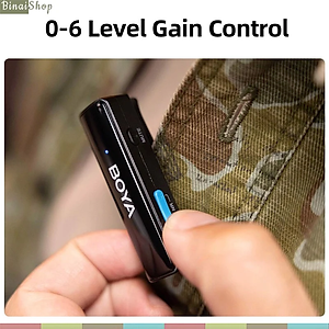 BOYALINK / BOYALINK A1 - Micro Cài Áo Không Dây 2.4GHz Cho IOS, Android, Máy Ảnh, Phạm Vi Thu 100m - Hàng chính hãng