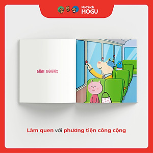 Truyện Ehon bé 1-2-3 tuổi - Bác lái xe buýt Voi