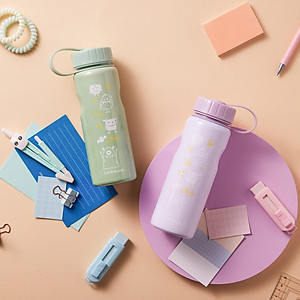 Bình nước bằng thép không gỉ LocknLock School Fit Switch Color - LHC7005MIT /  LHC7005VOL