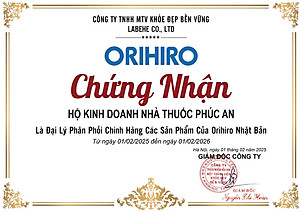 Viên Uống Bổ Gan, Giải Độc Gan, Tăng Cường Sinh Lý Nam Orihiro Hàu Tỏi Nghệ Nhật Bản 180 Viên