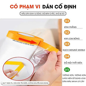 3.2m*12m Màng PE Bọc Nội Thất Chống Bụi Chống Nước Khi Thi Công MÀU TRẮNG TRONG