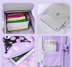 Ba lô học sinh tiểu học phong cách mới có hình dễ thương, bảo vệ cột sống cho các em học sinh tiểu học, ba lô nhẹ dung tích lớn, tiện dụng cho bé - HS1318