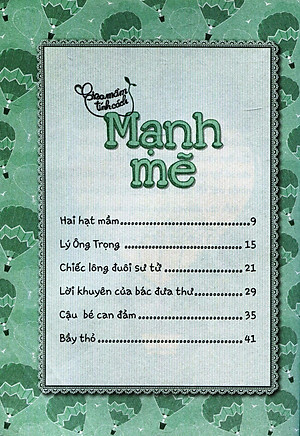 Sách Gieo Mầm Tính Cách – Mạnh Mẽ ( Tái Bản )