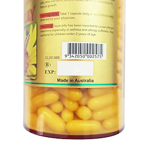 Thực Phẩm Chức Năng Viên Uống Sữa Ong Chúa Costar Royal Jelly 1450mg - Hộp 365 Viên