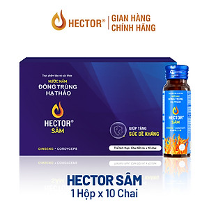 Nước Nấm Đông Trùng Hạ Thảo HECTOR Sâm tăng cường đề kháng, bồi bổ cơ thể