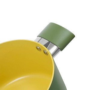 Bộ nồi phủ sứ chống dính Elmich Olive EL-5228OV03 size 18,20,24cm - Hàng chính hãng