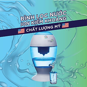Combo Máy lọc nước gia đình tạo ion kiềm + 01 Lõi lọc thay thế - Hàng nhập khẩu Mỹ