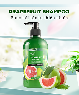 Combo gội xã tinh chất bưởi Grapefruit Shampoo Grapefruit Conditioner cao cấp độc quyền Damode 670ml