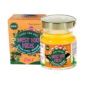 Combo 4 Hũ Nước yến sào Nest 100 Kids 2in1 (70ml/Hũ X 4 Hũ)