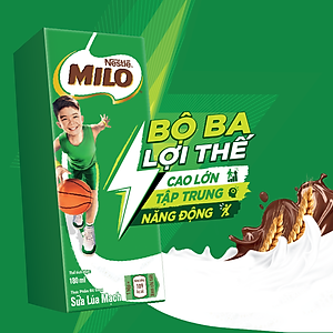 Thùng 48 Hộp Sữa Nestlé MILO Nước (180ml / Hộp)