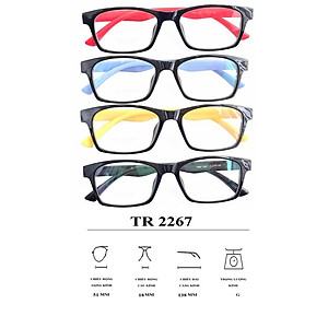 Gọng Kính TR90 Siêu Nhẹ Mềm Dẻo Siêu Bền Thời Trang  – Hàng Chính Hãng TR2267