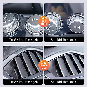 Chổi quét bụi vệ sinh nội thất xe oto làm sạch khe hở điều hòa xe hơi lông mềm mịn, bàn chải cọ mini lau sạch ôtô, máy tính