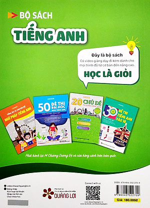 20 Chủ Đề Từ Vựng Tiếng Anh - Sách Dành Cho Học Sinh THPT