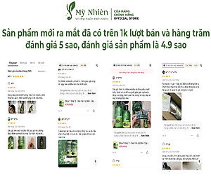 Dầu Gội Thảo Dược MỸ NHIÊN 400ml/Dầu Xả 300ml Dưỡng Tóc Tinh Chất Bồ Kết Hương Thảo - Làm Sạch Da Đầu, Nuôi Dưỡng Tóc Mềm Mượt, Giúp Tóc Khỏe Tự Nhiên